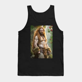 Prehistoric Neanderthal Shaman Tank Top